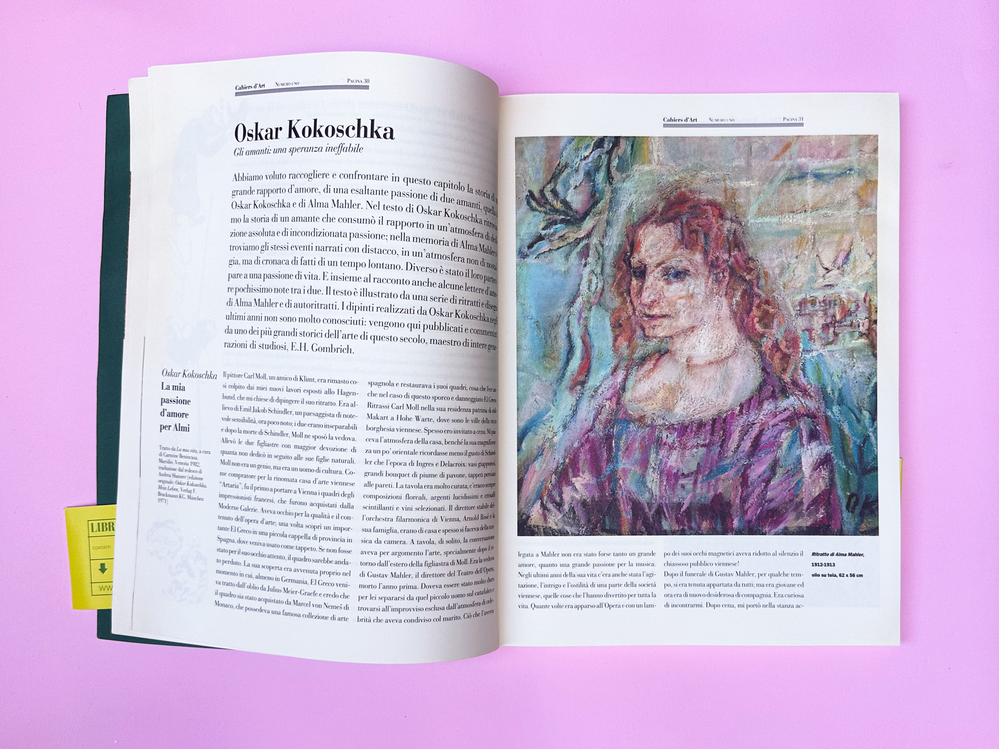 Rivista Cahiers d'Art - numero uno - maggio 1994 - immagine 2
