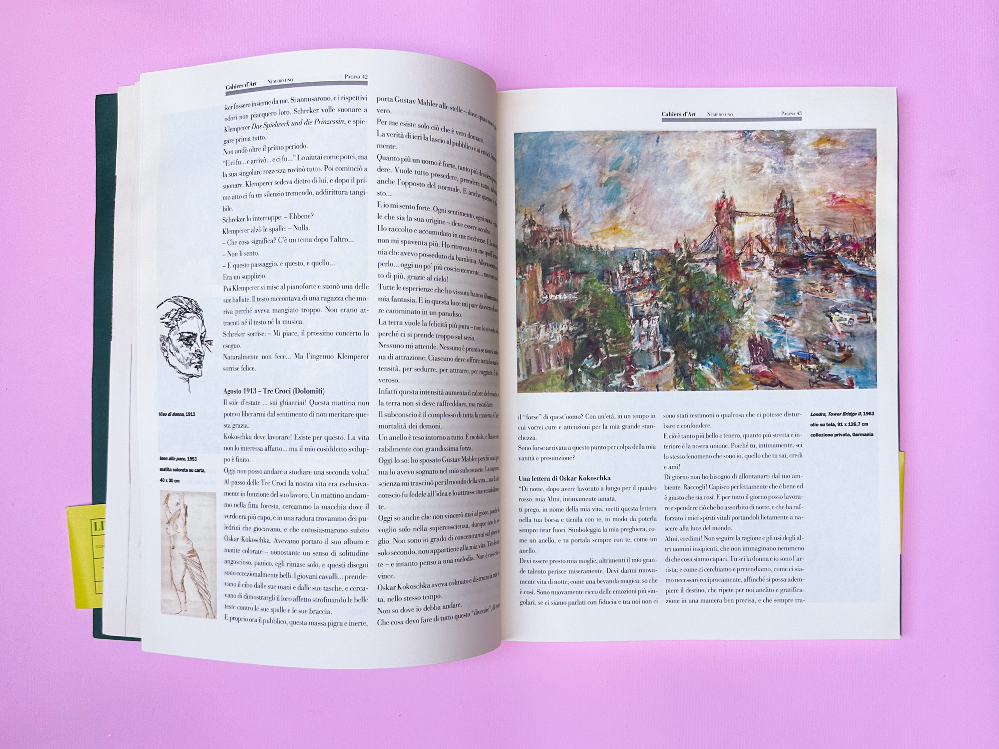 Rivista Cahiers d'Art - numero uno - maggio 1994 - immagine 3