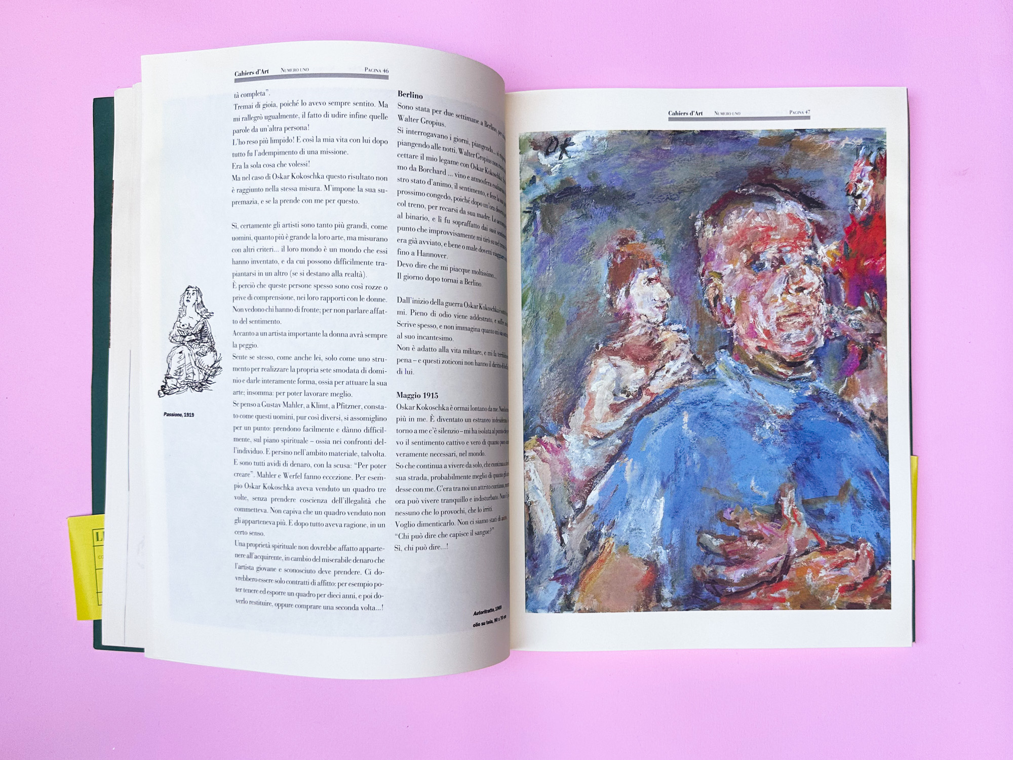 Rivista Cahiers d'Art - numero uno - maggio 1994 - immagine 4